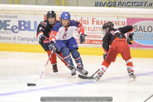 2015-04-12 Torneo di Pinzolo 3812 Aosta-Hockey Milano Rossoblu U12 Simone Lodolo